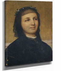 Bildnis Margaretha Antoinette Mahly Schermar by Arnold Bocklin