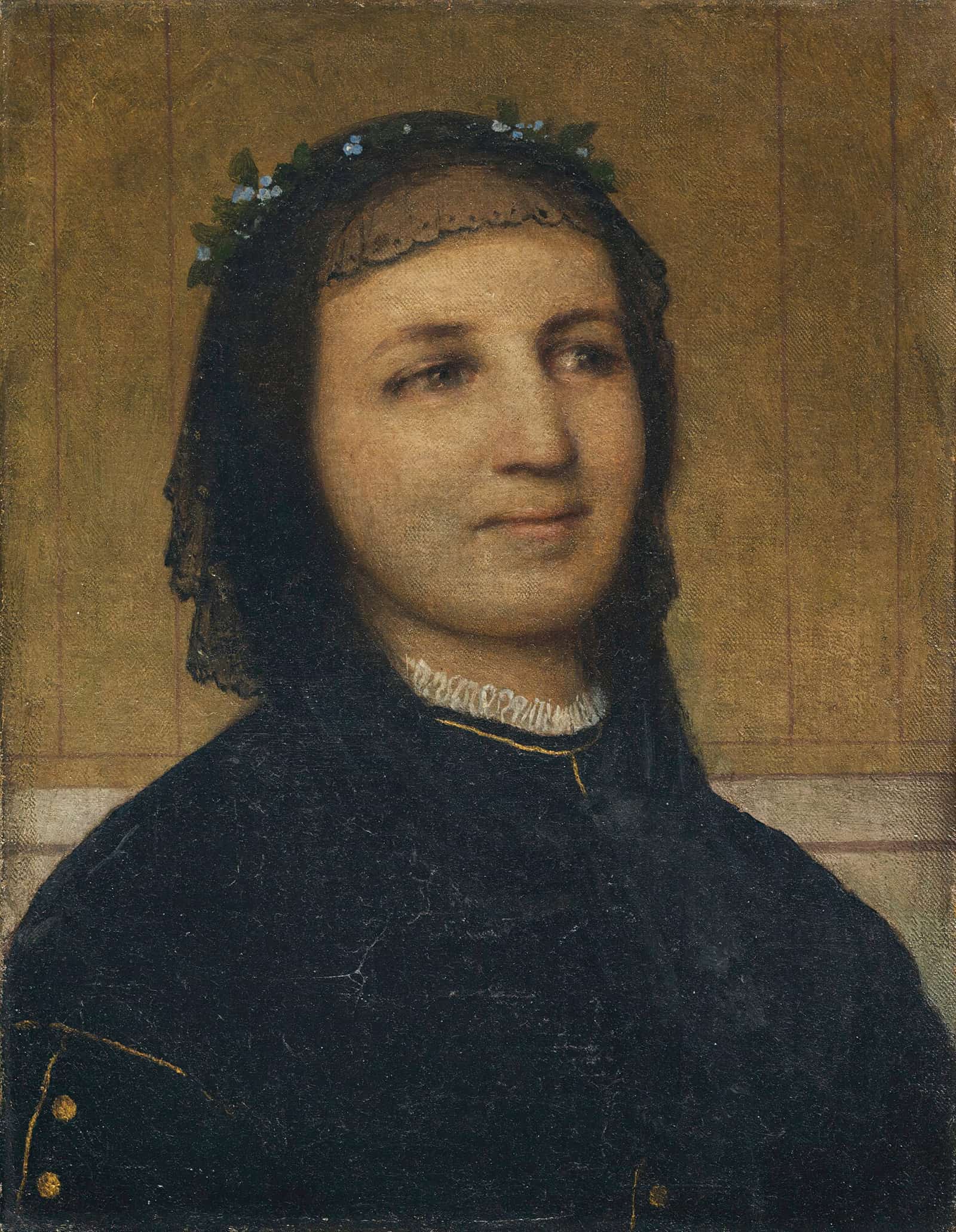 Bildnis Margaretha Antoinette Mahly Schermar by Arnold Bocklin