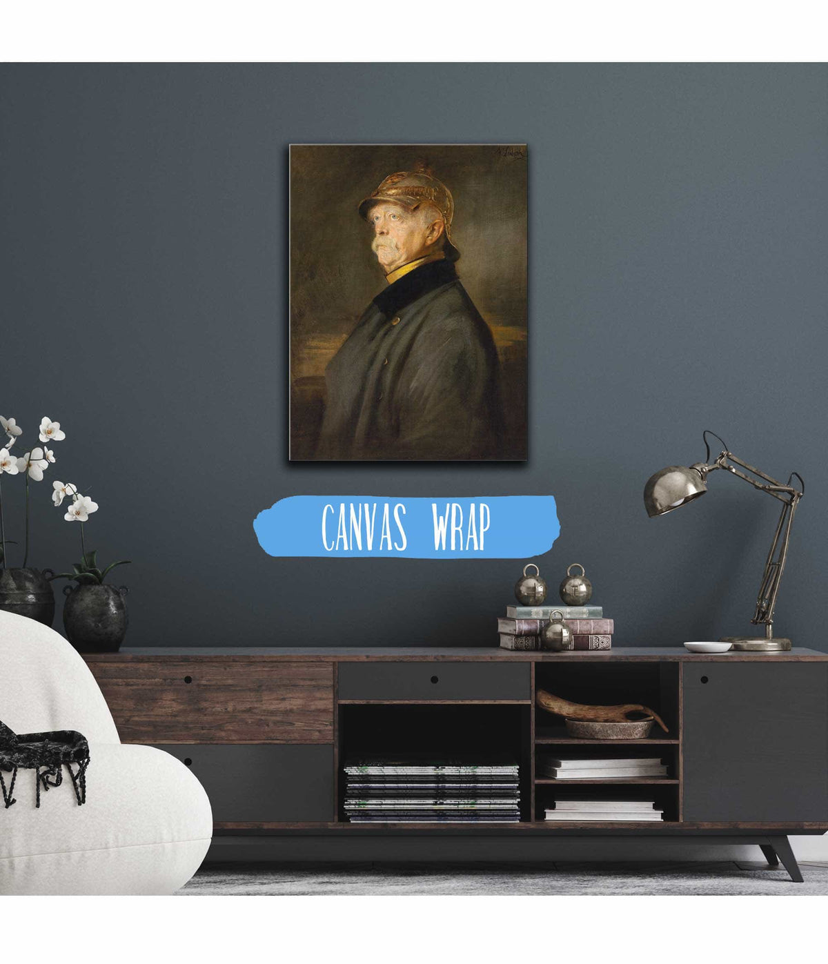 Bildnis Otto Von Bismarck by Franz Von Lenbach