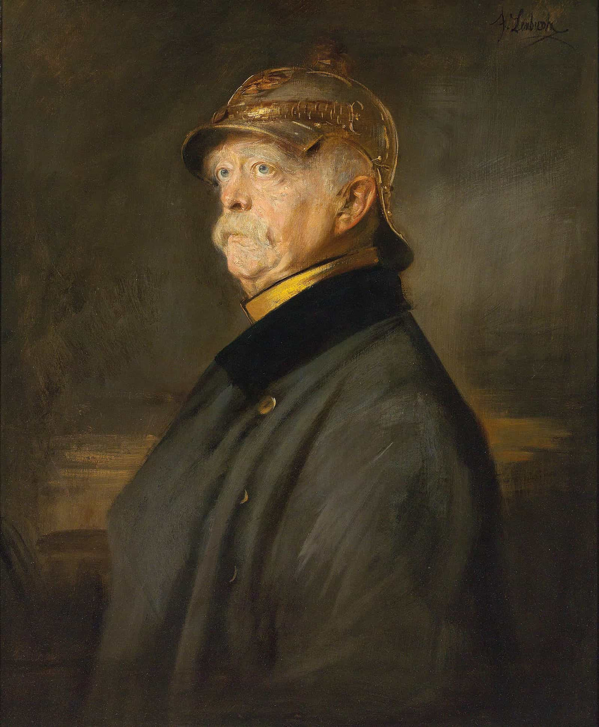 Bildnis Otto Von Bismarck by Franz Von Lenbach