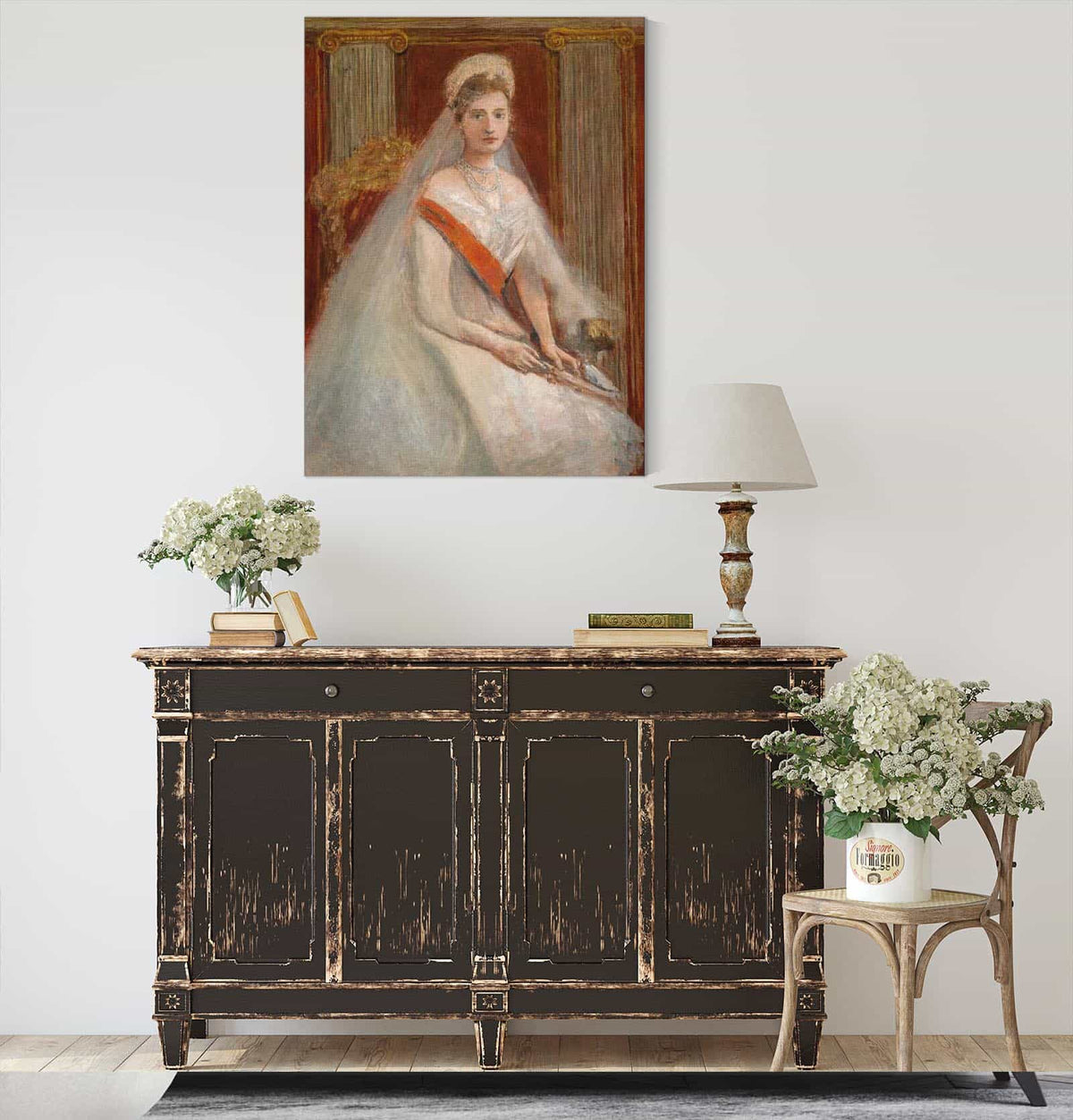 Bildnis Zarin Alexandra Fjordorovna by Albert Von Keller