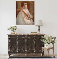 Bildnis Zarin Alexandra Fjordorovna by Albert Von Keller