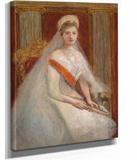 Bildnis Zarin Alexandra Fjordorovna by Albert Von Keller