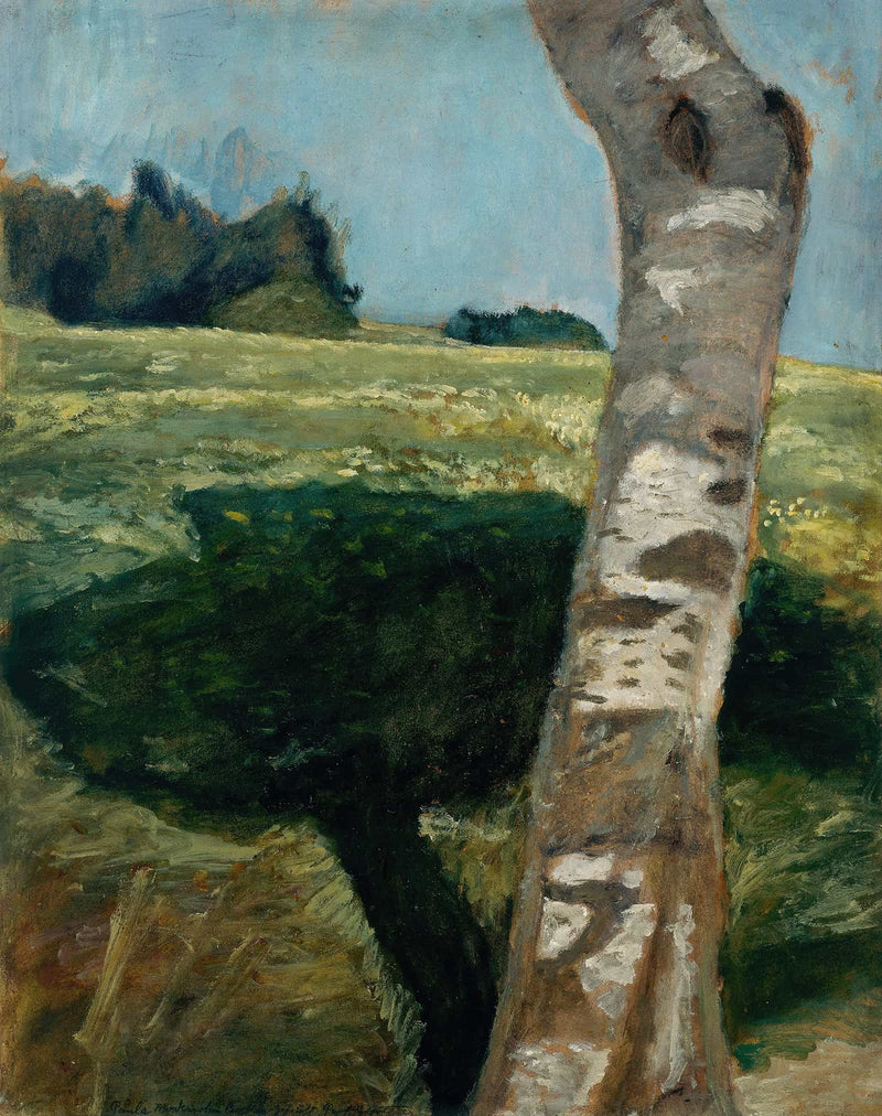 Birch Trunk by Paula Modersohn Becker