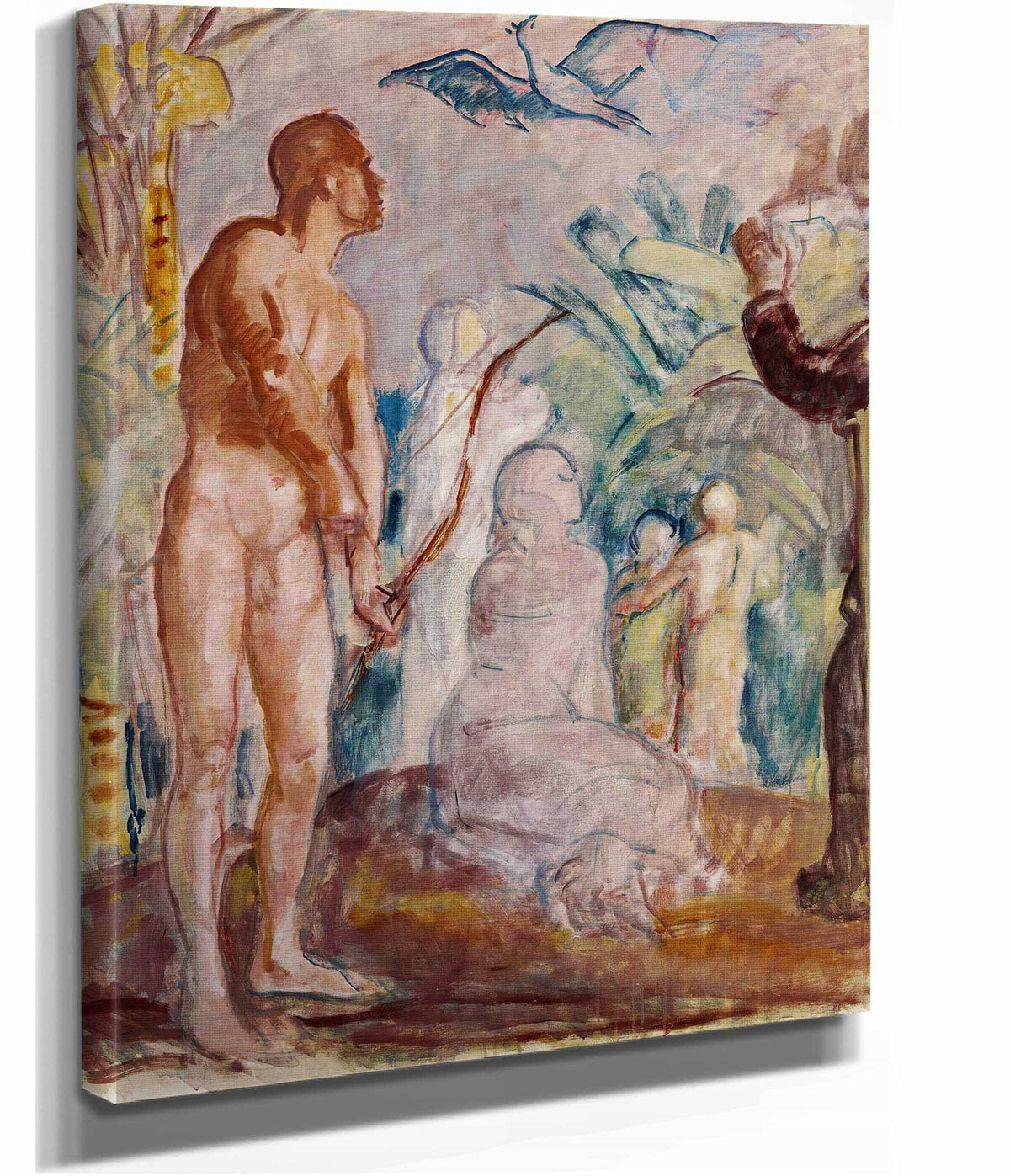 Bird Of Paradise Sketch by Magnus Enckell