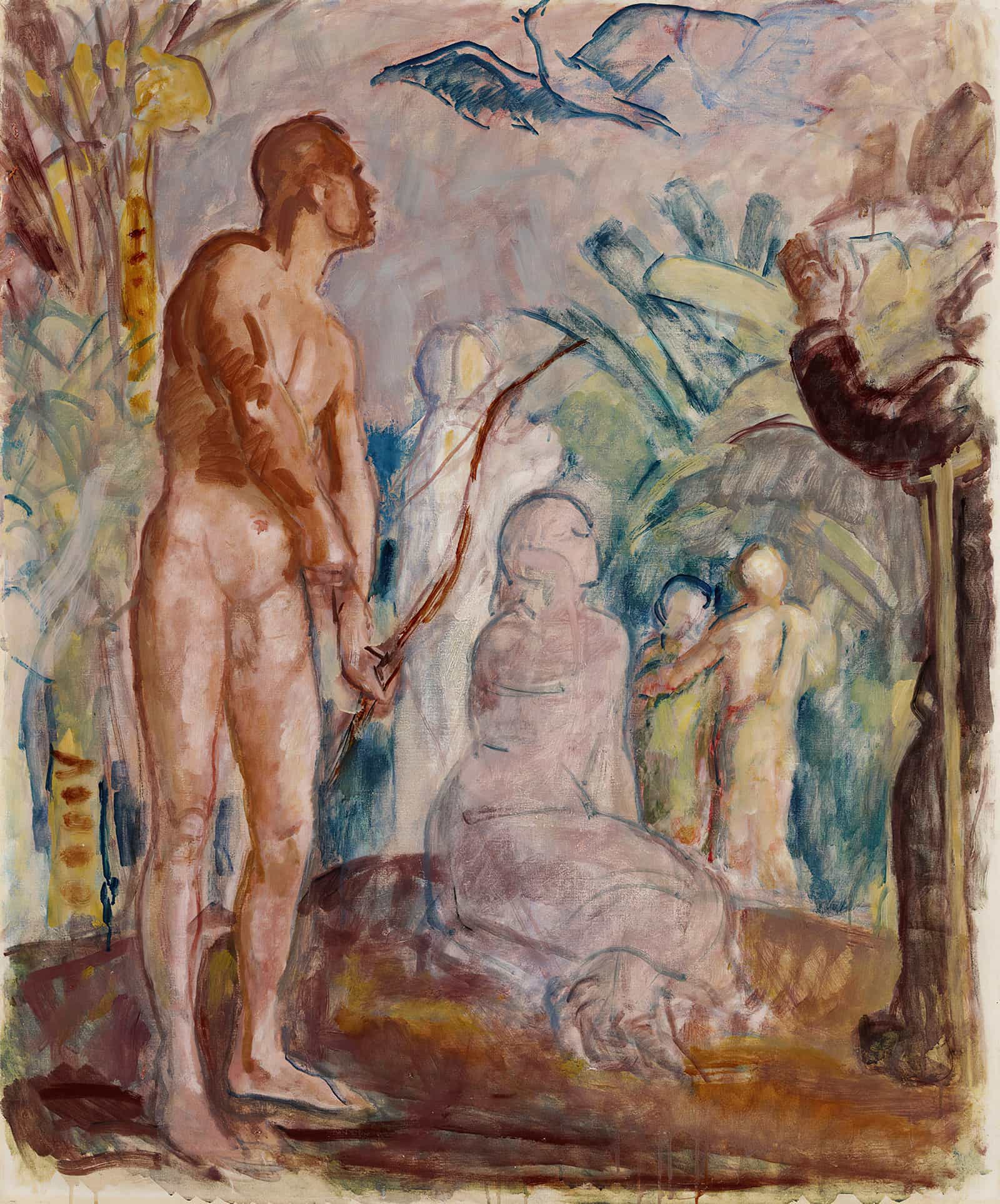 Bird Of Paradise Sketch by Magnus Enckell
