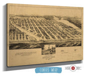 Birds Eye View Of Asbury Park New Jersey 1881 State of New Jersey