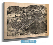 Birds Eye View Of Aspen Pitkin Co Colo 1893 State