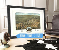 Birds Eye View Of Austin Mower County Minnesota 1870 State of Minnesota