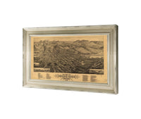 Birds Eye View Of Butte City Montana County Seat Of Silver Bow Co 1884  State Of Montana