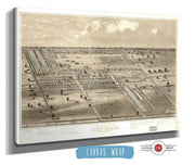 Birds Eye View Of Camp Chase Near Columbus Ohio State of Ohio