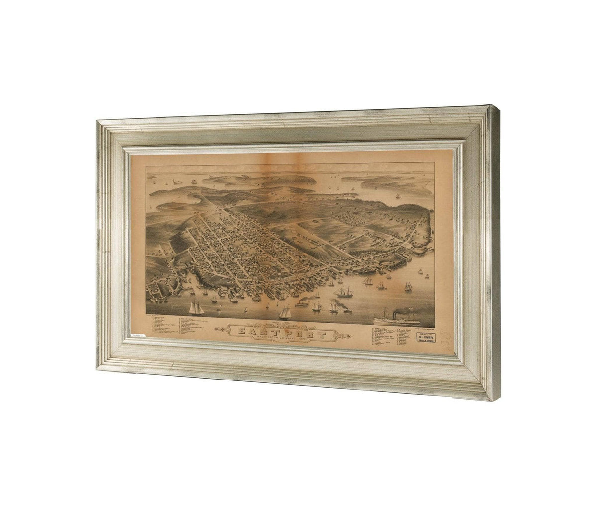 Birds Eye View Of Eastport Washington Co Maine  State Of Maine