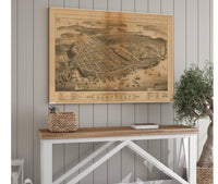 Birds Eye View Of Eastport Washington Co Maine  State Of Maine