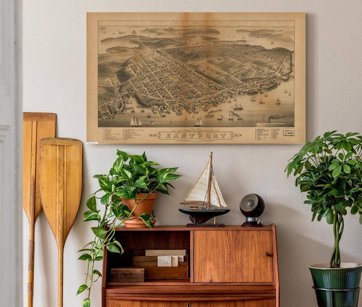 Birds Eye View Of Eastport Washington Co Maine  State Of Maine