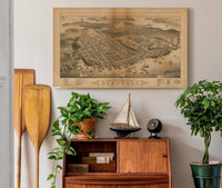 Birds Eye View Of Eastport Washington Co Maine  State Of Maine