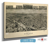 Birds Eye View Of Garfield New Jersey 1909 State of New Jersey