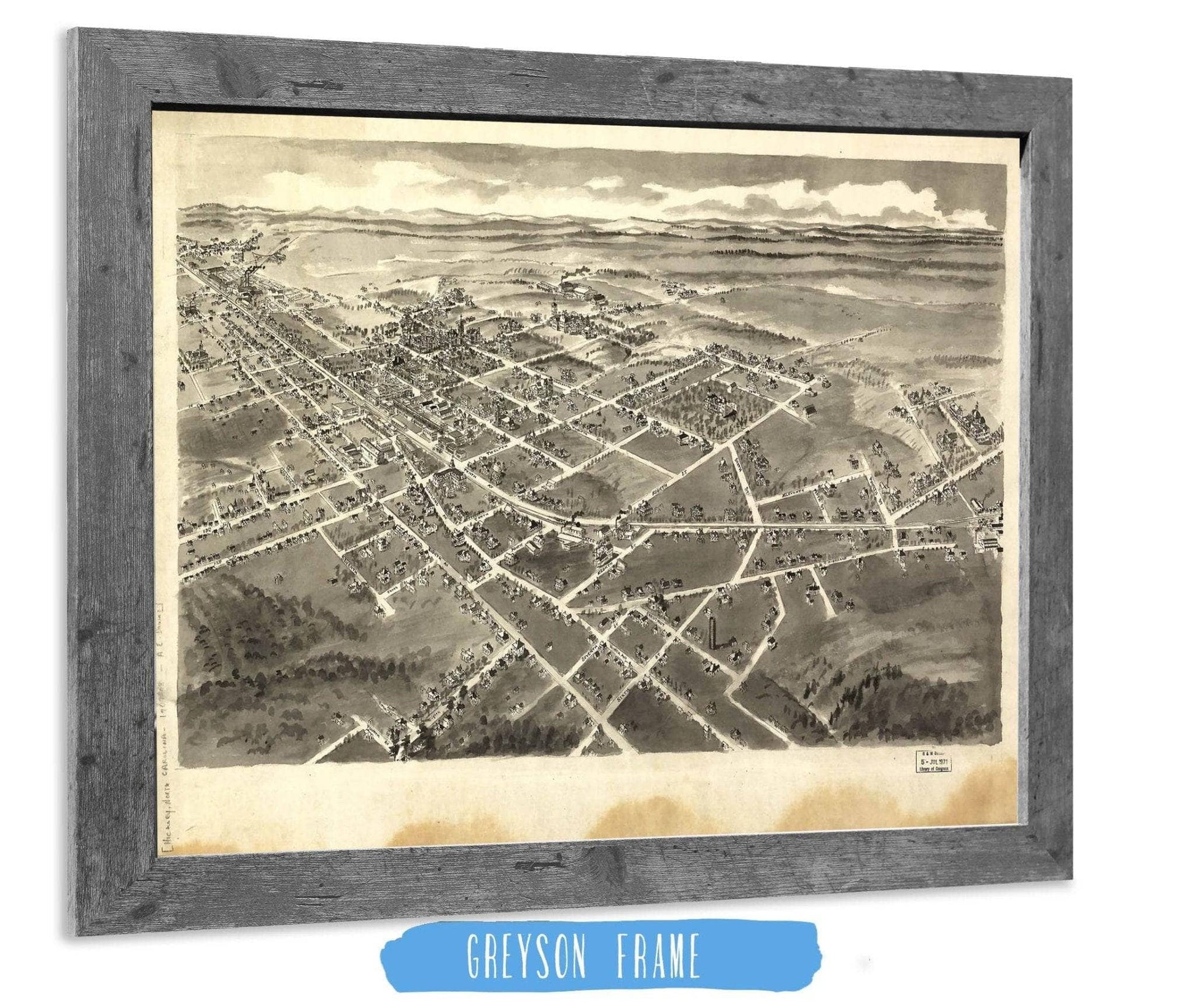 Birds Eye View Of Hickory North Carolina State of North Carolina