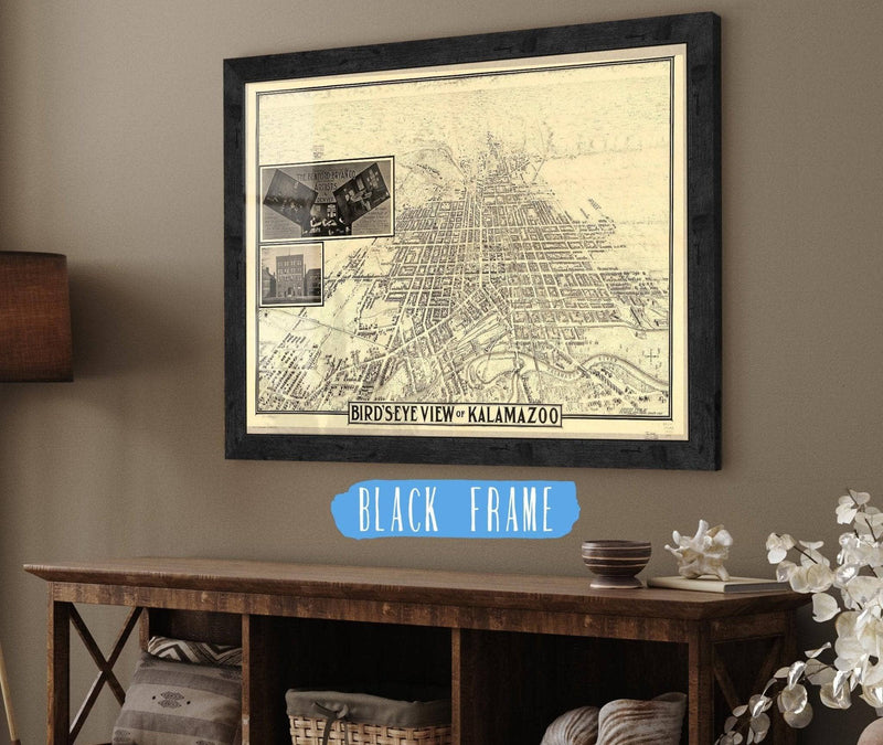 Birds Eye View Of Kalamazoo State of Michigan