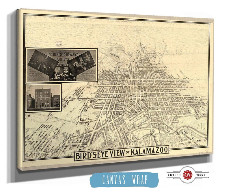 Birds Eye View Of Kalamazoo State of Michigan