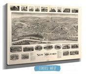 Birds Eye View Of New Milford Connecticut 1906 State of Connecticut