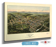 Birds Eye View Of Oakland Maryland 1906 State of Maryland