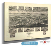 Birds Eye View Of Rising Sun Cecil County Maryland 1907 State of Maryland