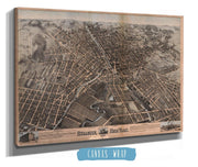 Birds Eye View Of Syracuse New York  1874 State of New York