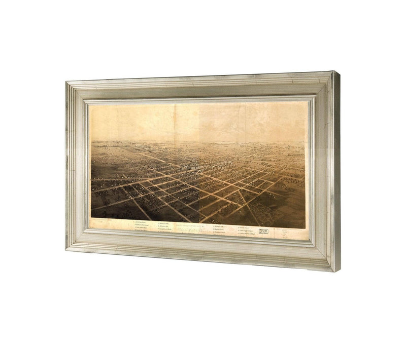 Birds Eye View Of The City Of Jackson Michigan  State Of Michigan