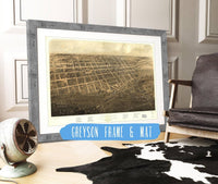 Birds Eye View Of The City Of Marshall Calhoun Co Michigan State of Michigan