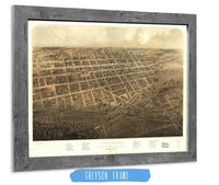 Birds Eye View Of The City Of Marshall Calhoun Co Michigan State of Michigan