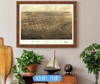 Birds Eye View Of The City Of Marshall Calhoun Co Michigan State of Michigan