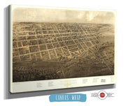 Birds Eye View Of The City Of Marshall Calhoun Co Michigan State of Michigan