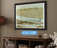 Birds Eye View Of The City Of Winona Minnesota 1867 State of Minnesota