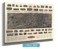 Birds Eye View Of Torrington Connecticut 1907 State of Connecticut