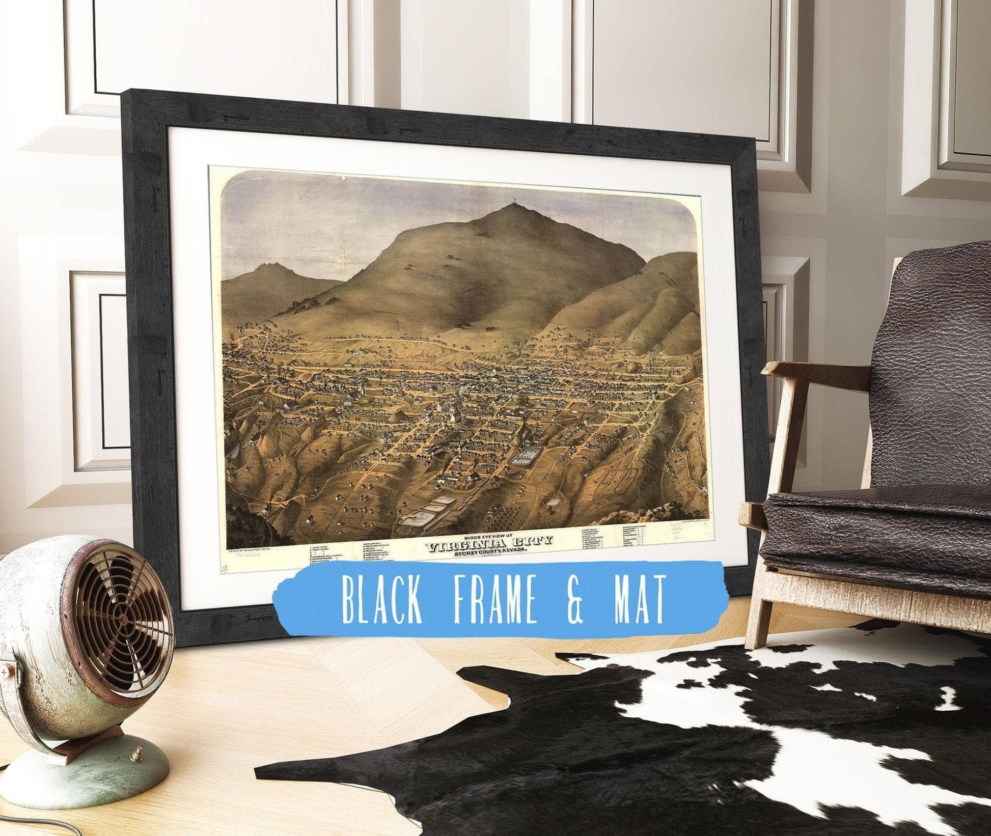 Birds Eye View Of Virginia City Storey County Nevada State of Nevada