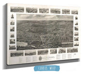 Birds Eye View Of Wallingford Connecticut State of Connecticut