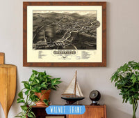 Birds Eye View Of Whitefield Coos County Nh 1883 State of New Hampshire