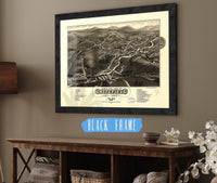 Birds Eye View Of Whitefield Coos County Nh 1883 State of New Hampshire