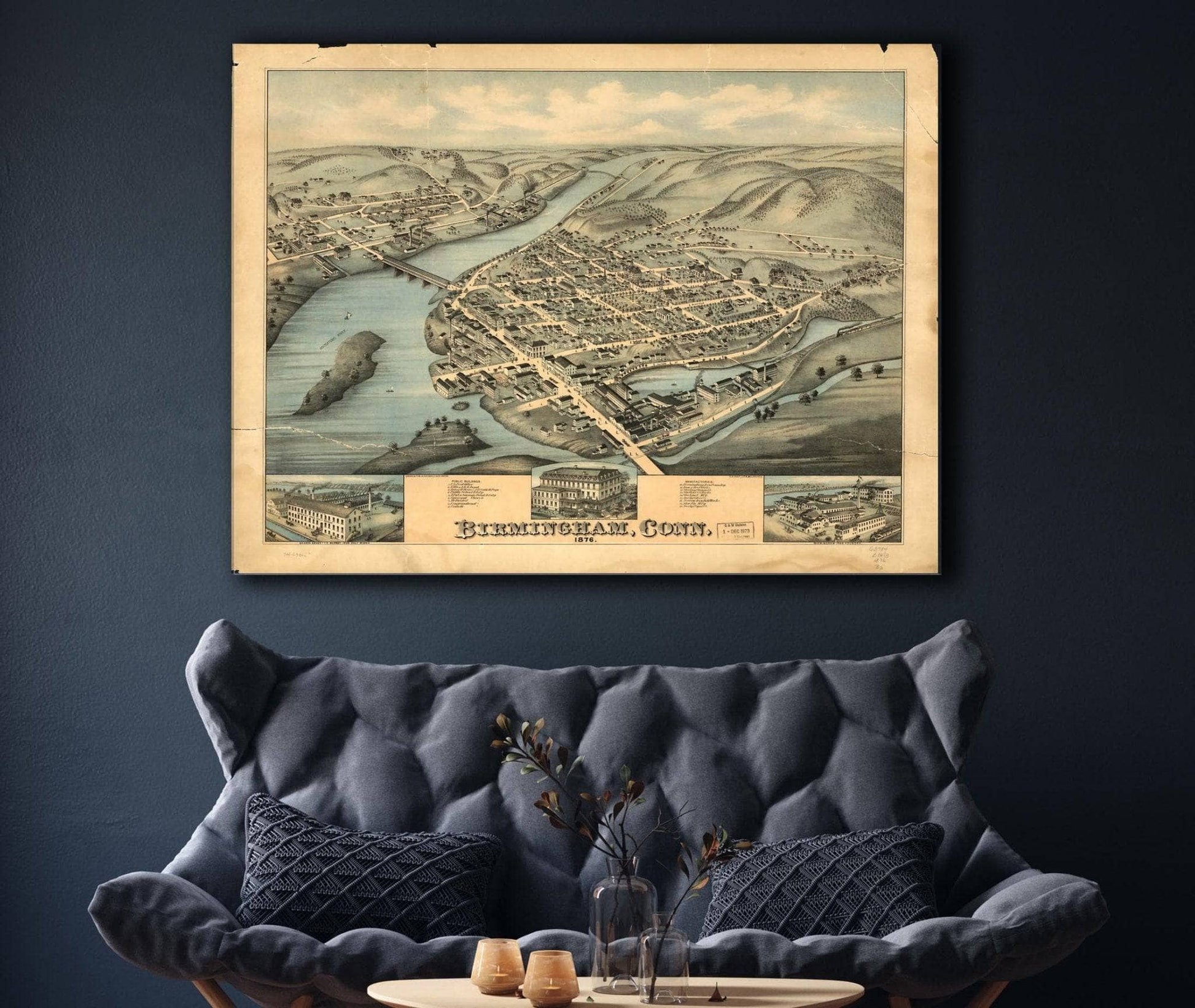 Birmingham Conn 1876 State of Connecticut