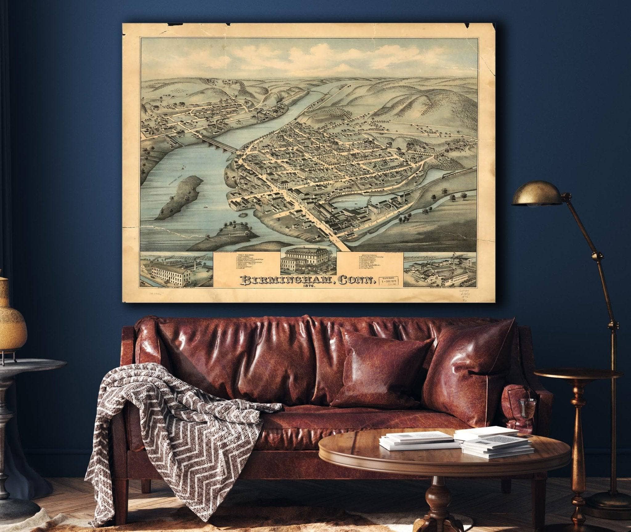 Birmingham Conn 1876 State of Connecticut