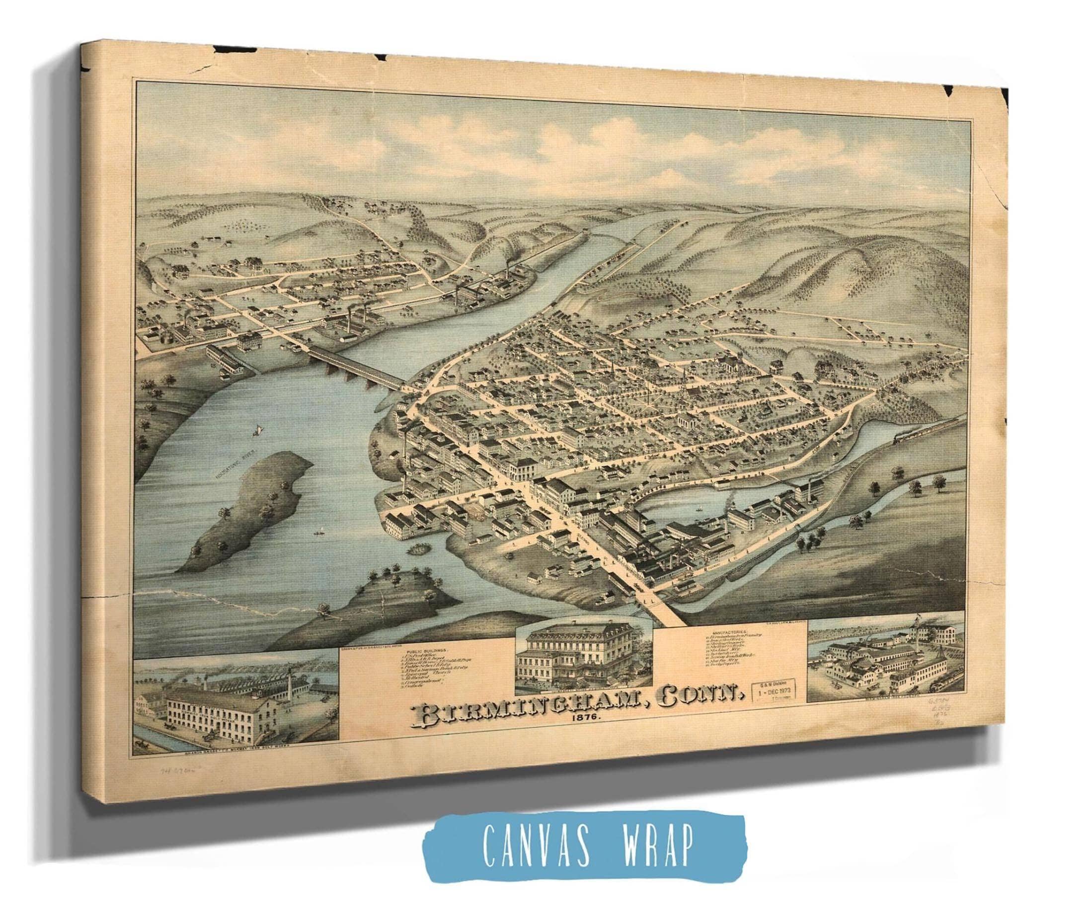 Birmingham Conn 1876 State of Connecticut