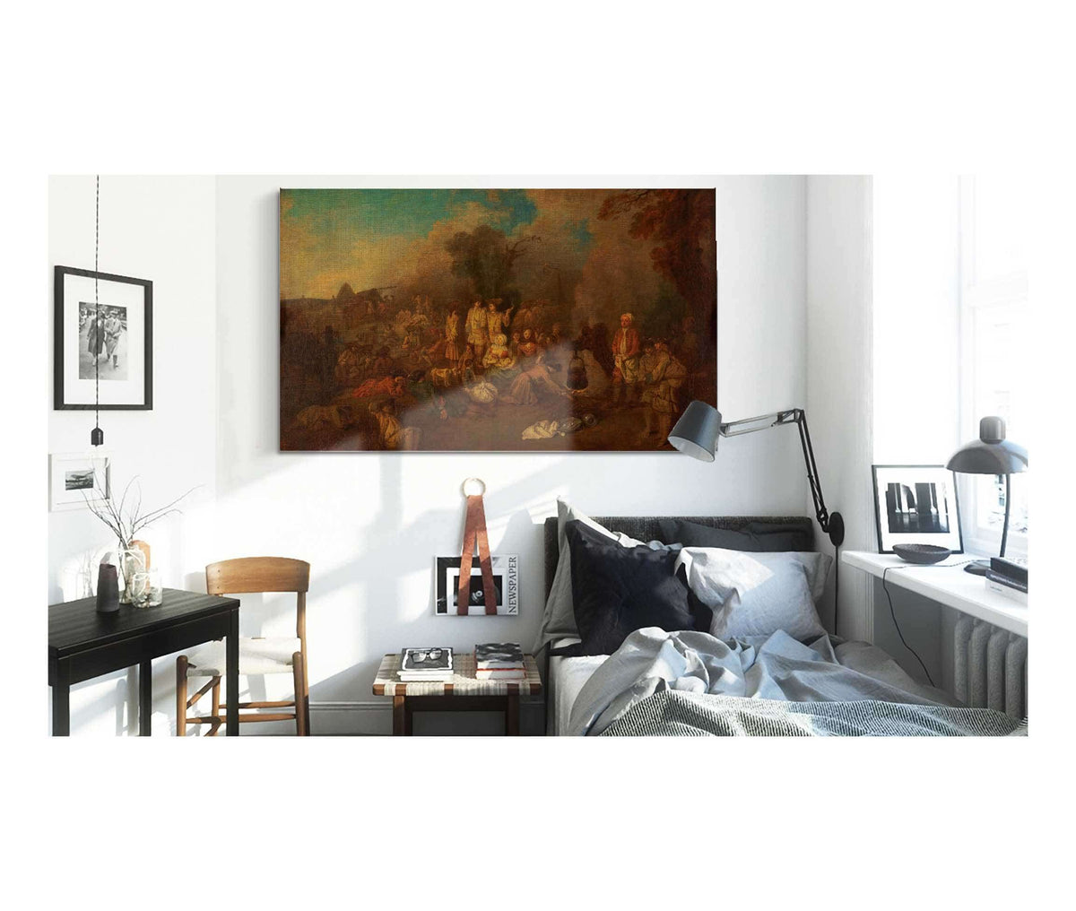 Bivouac by Jean Antoine Watteau