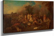 Bivouac by Jean Antoine Watteau