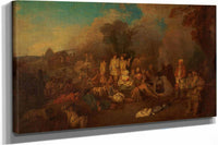 Bivouac by Jean Antoine Watteau