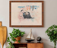 Black Man And Blue Horizon by Jules Schmalzigaug