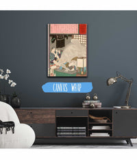 Black Monster Attacking A Carpenters Wife In Kanda by Tsukioka Yoshitoshi