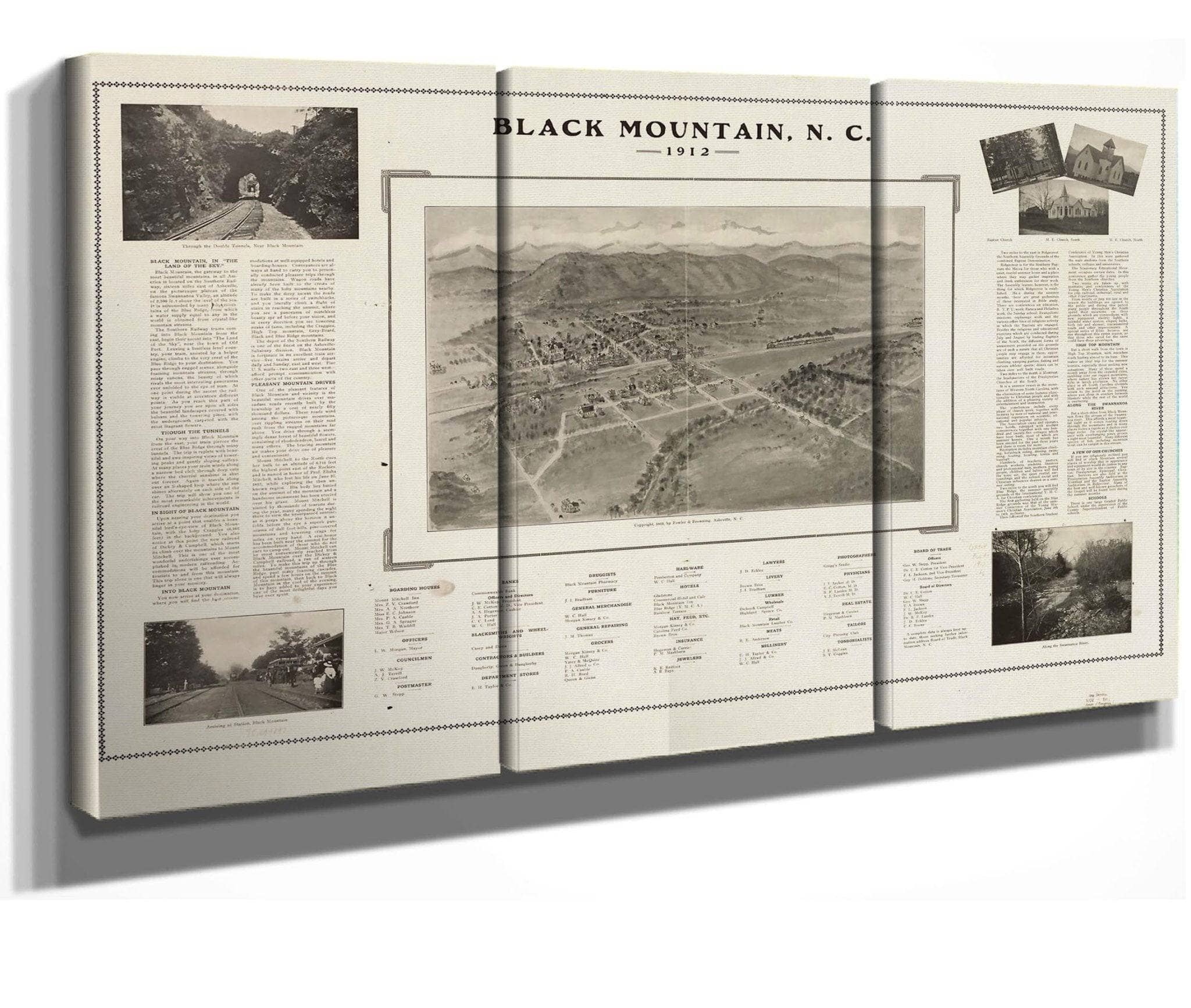 Black Mountain Nc 1912  State Of North Carolina
