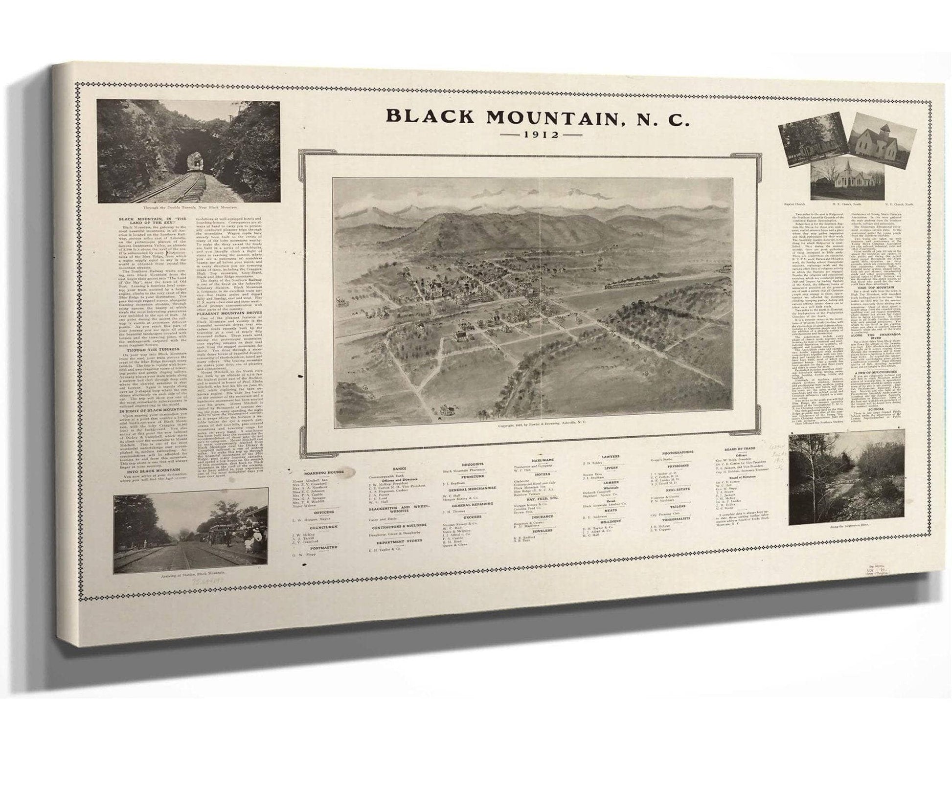 Black Mountain Nc 1912  State Of North Carolina