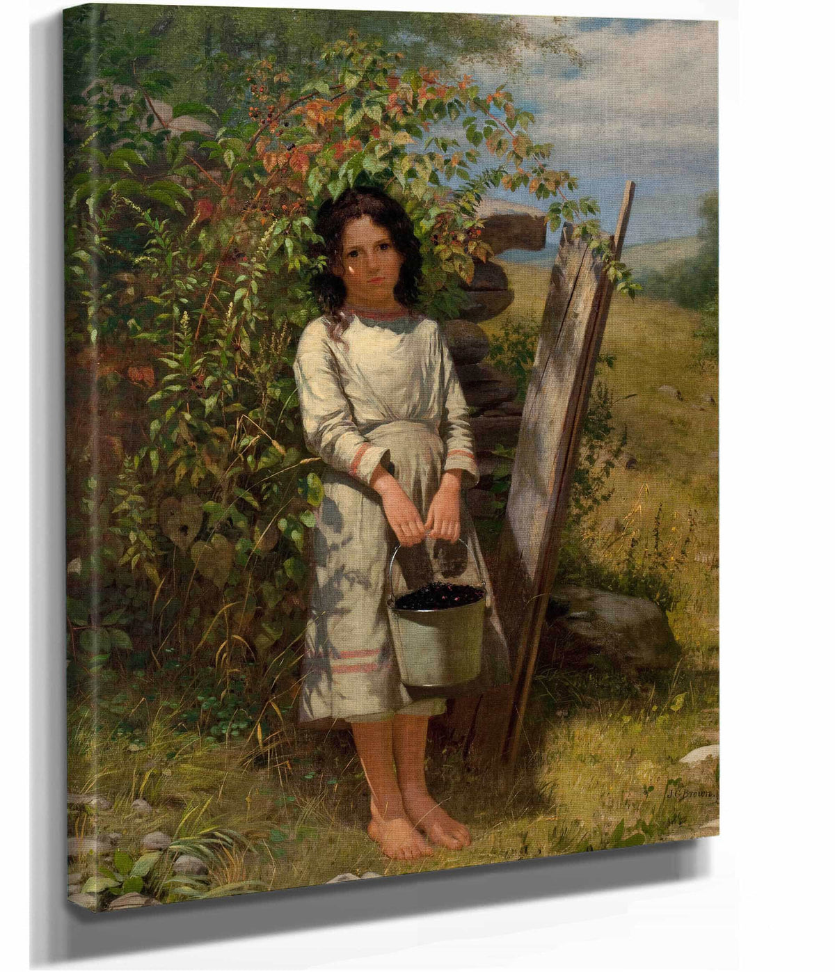 Blackberry Picking by John George Brown