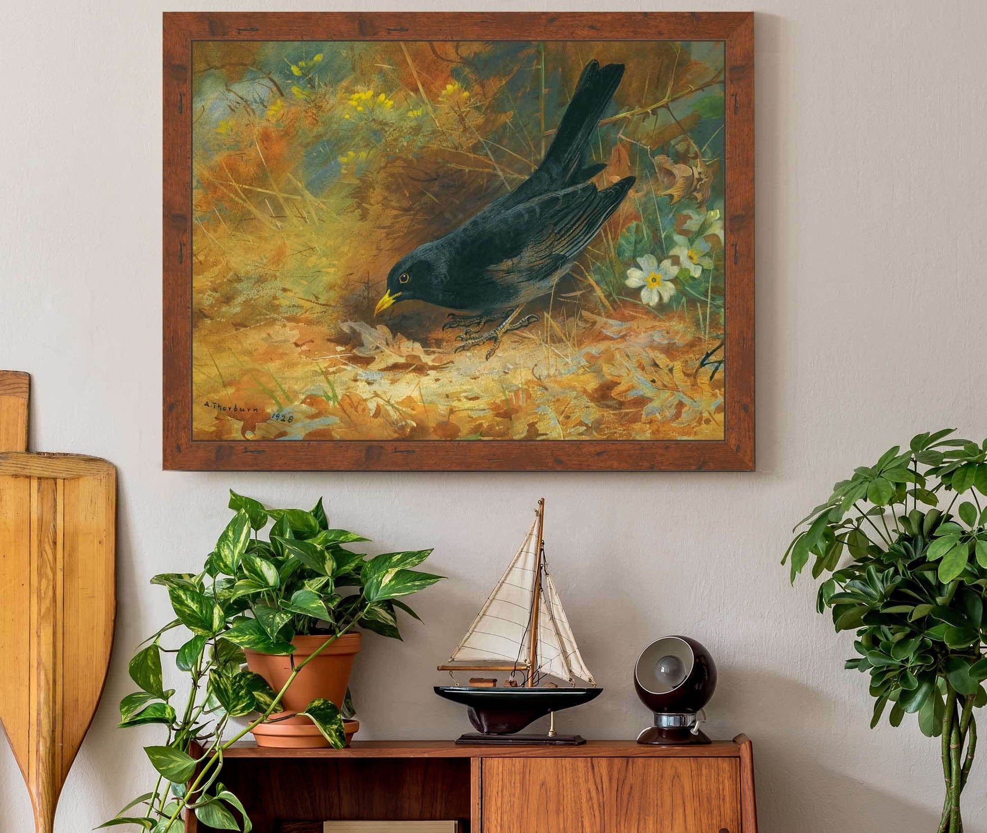 Blackbird by Archibald Thorburn